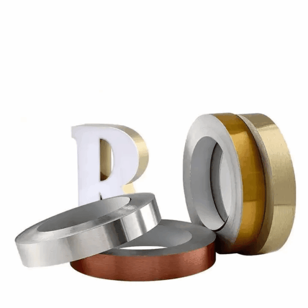 PLAIN BRUSHED GOLD, SILVER, ROSE GOLD ALUMINIUM