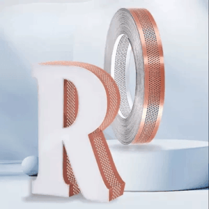 ROSE GOLD PLAIN HOLE PUNCHED ALUMINIUM