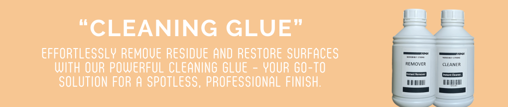 CLEANING GLUE BANNER