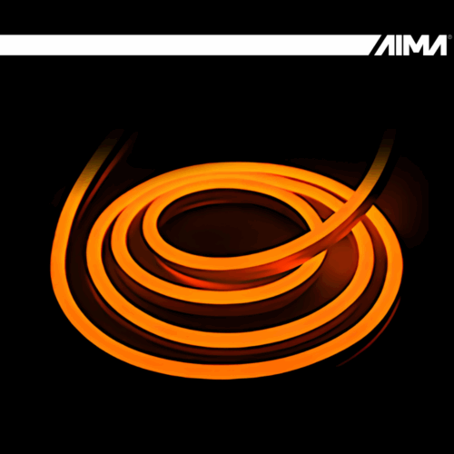 Orange Neon Light