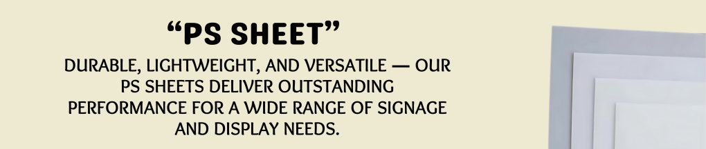 PS SHEET BANNER
