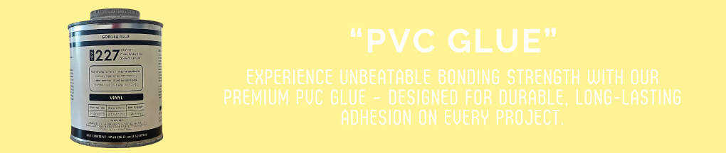 PVC GLUE BANNER