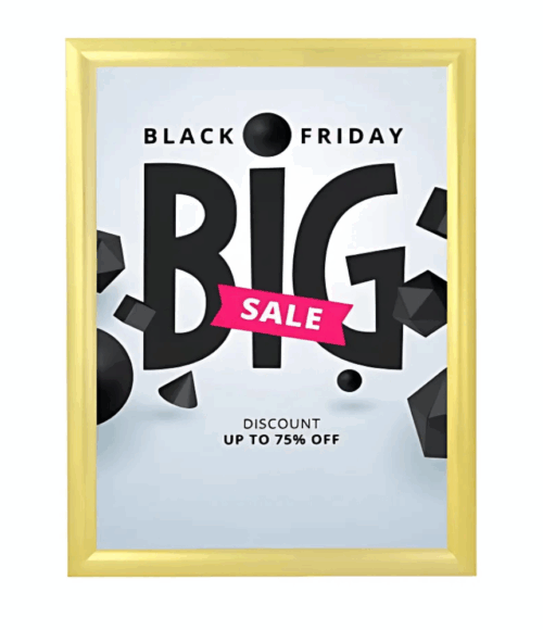 AIMA │ Gold A0-25mm │ Unlit Frame