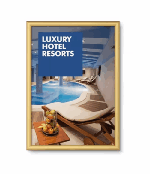 AIMA │ Gold A2-25mm │ Unlit Frame