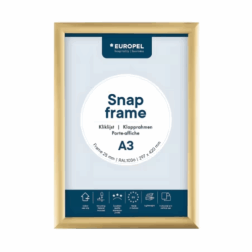 AIMA │ Gold A3-25mm │ Unlit Frame