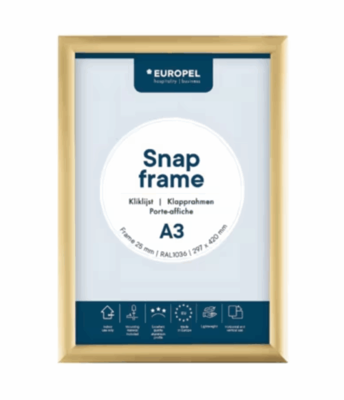 AIMA │ Gold A3-25mm │ Unlit Frame