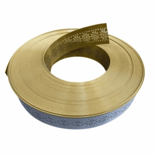 AIMA │ Golden │ Edge Mirror Floral Hole Aluminium Coil