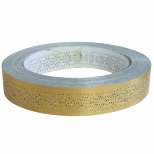 AIMA │ Golden │ Flat Floral Hole Aluminium Coil