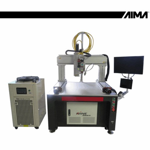 Automatic fiber optic continuous laser welding machine