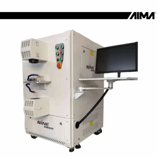 Double head CO2 laser wire stripping machine