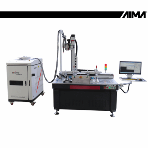 Dual-station fully automatic laser welding machine