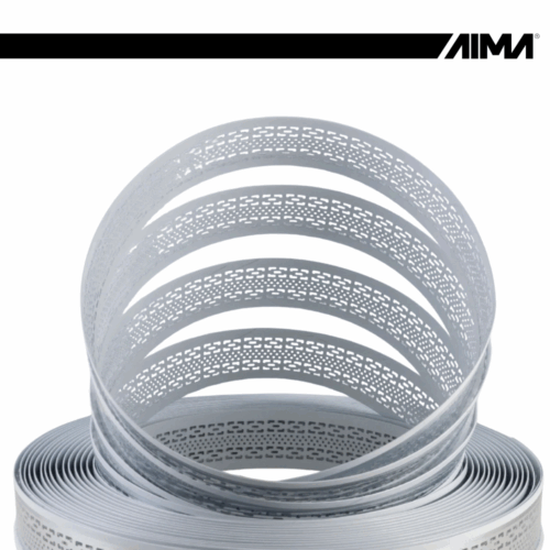 Edge punched hole white