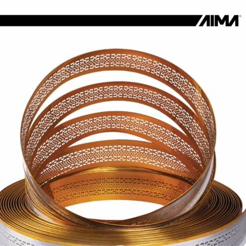 Edge punched mirror gold