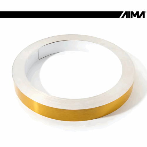 Flat Plain Dark Brush Gold