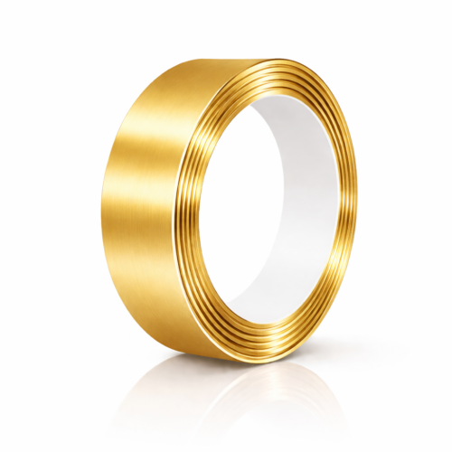 Brush Aluminium Flat Golden