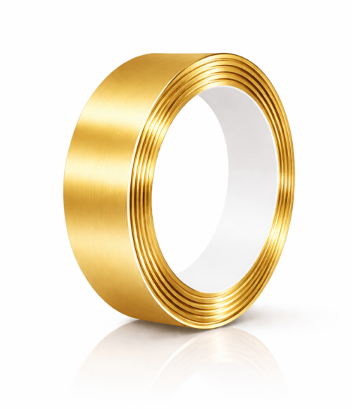 Brush Aluminium Flat Golden