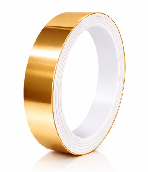 Flat Aluminium Mirror Golden