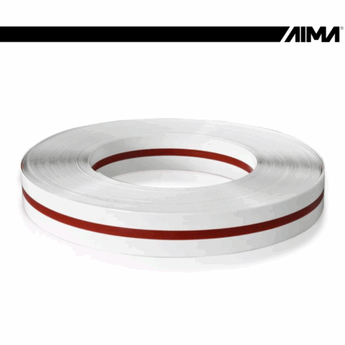 PVC 3D Aluminium Coil White & Red