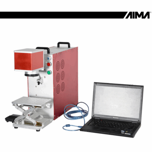 Portable fiber laser marking machine