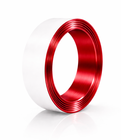 Edge Aluminium Red Plain