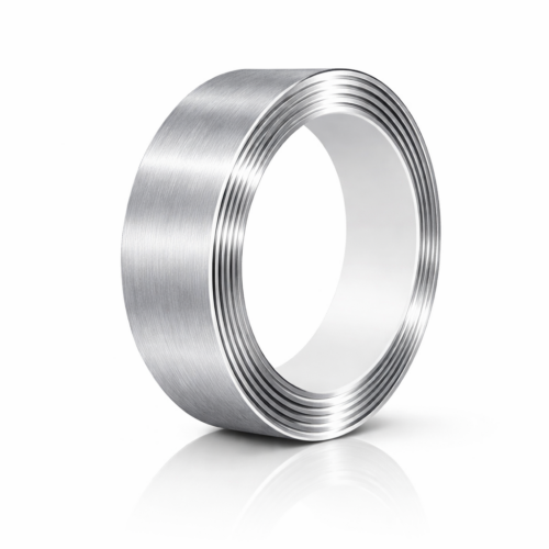 Brush Aluminium Flat Silver