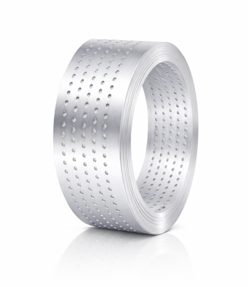 Silver Circular Holes