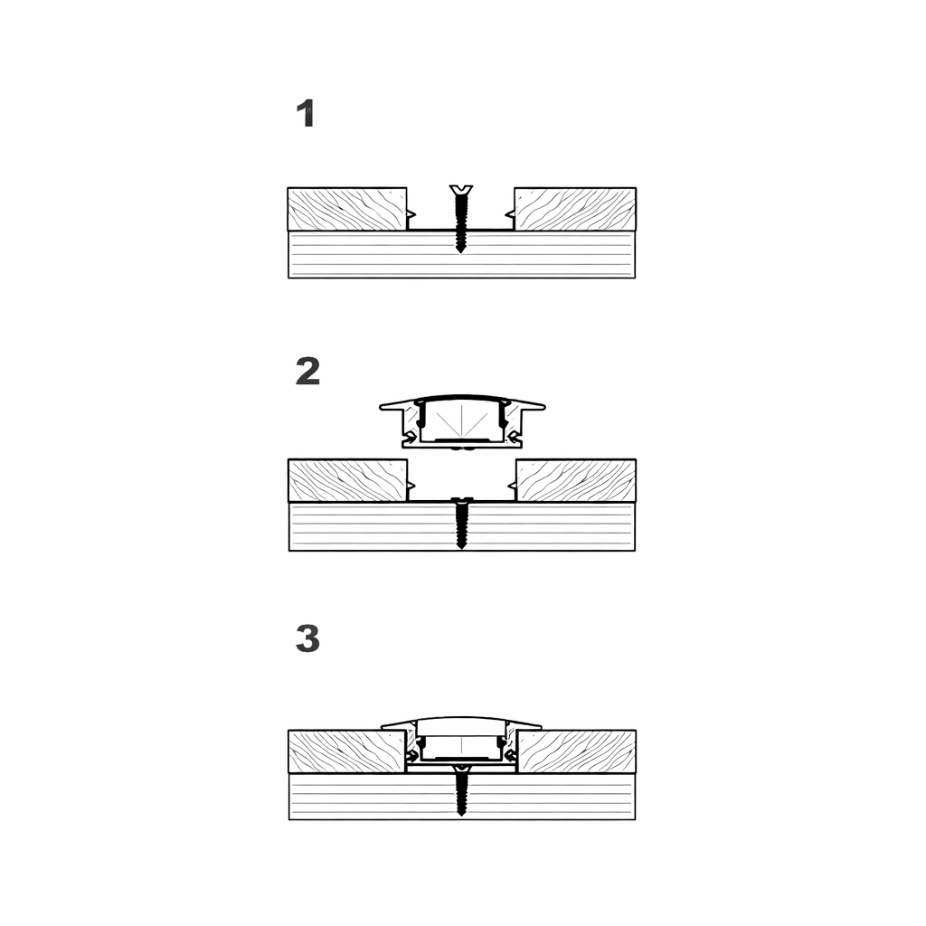Recessed LED Profile 24.15x7.5mm - Image 3