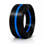 3D PVC - Black Middle Blue