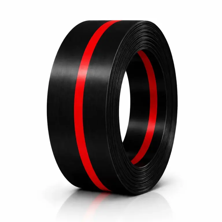 3D PVC - Black Middle Red