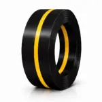 3D PVC - Black Middle Yellow