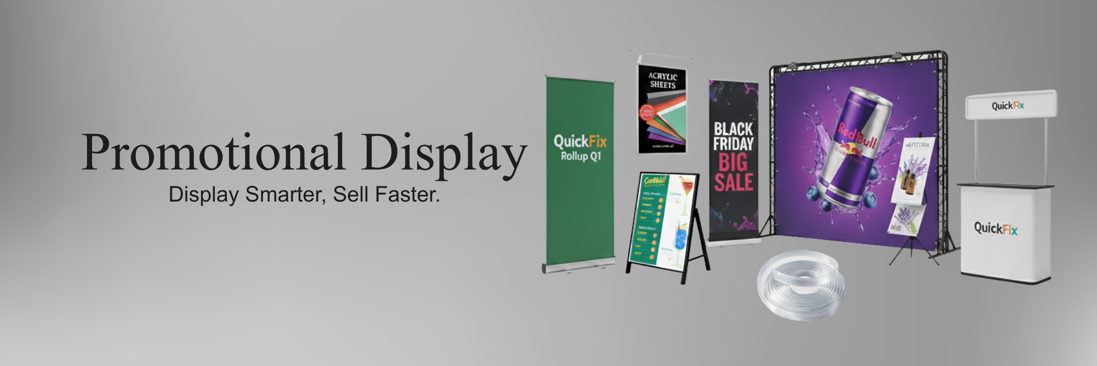 Promotional Display Category Banner