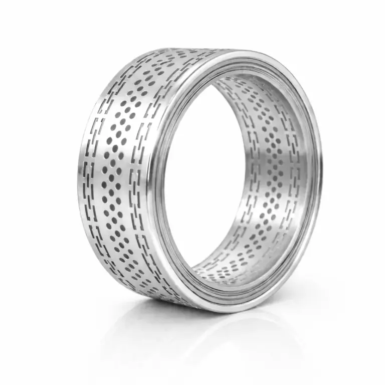 Edge - Silver Punched Hole
