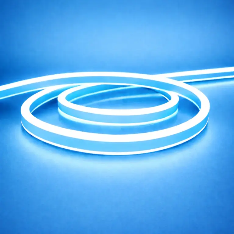 Sky Blue Neon Light