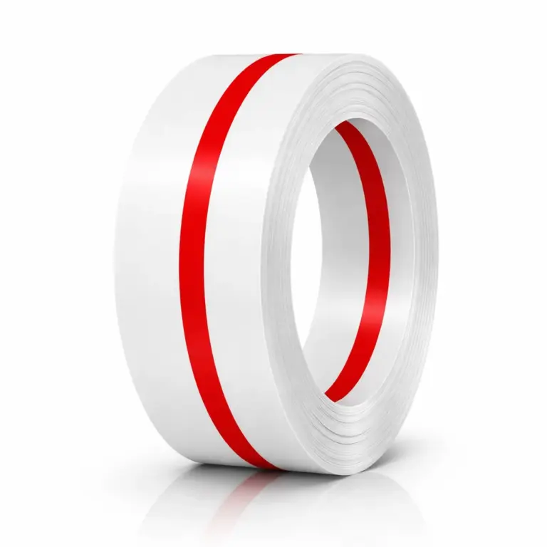 3D PVC - White Middle Red