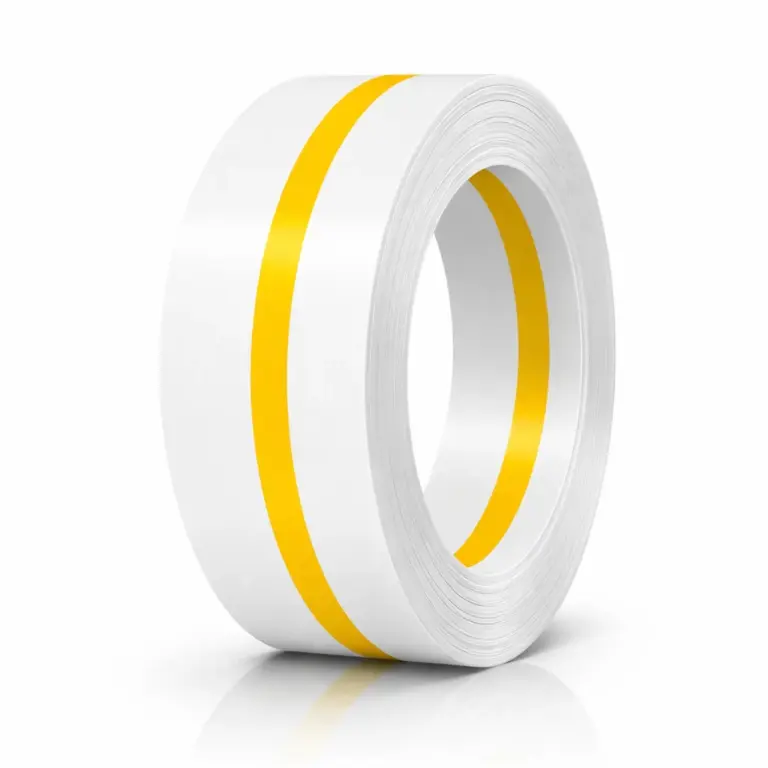 3D PVC - White Middle Yellow