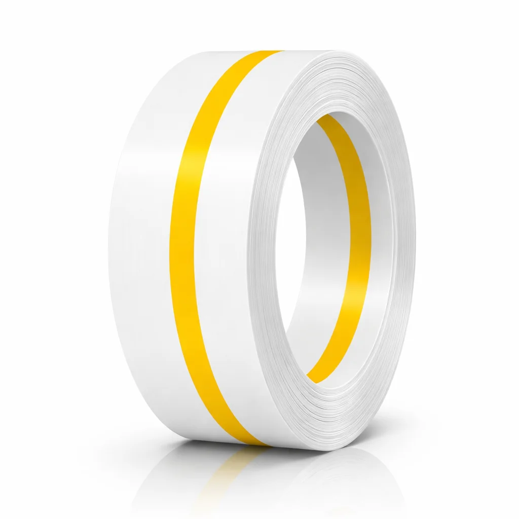 3D PVC - White Middle Yellow